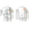 MSH59004 White printed T-shirt size XL